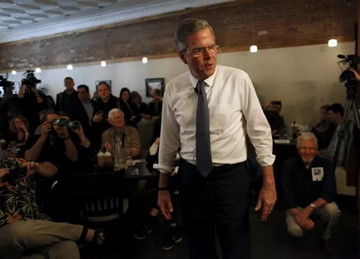 jeb bush speaks at a campaign quot meet and greet quot event at wholly smokin 039 bbq in florence south carolina on november 17 2015 photo reuters jeb bush speaks at a campaign quot meet and greet quot event at wholly smokin 039 bbq in florence south carolina on november 17 2015 photo reuters