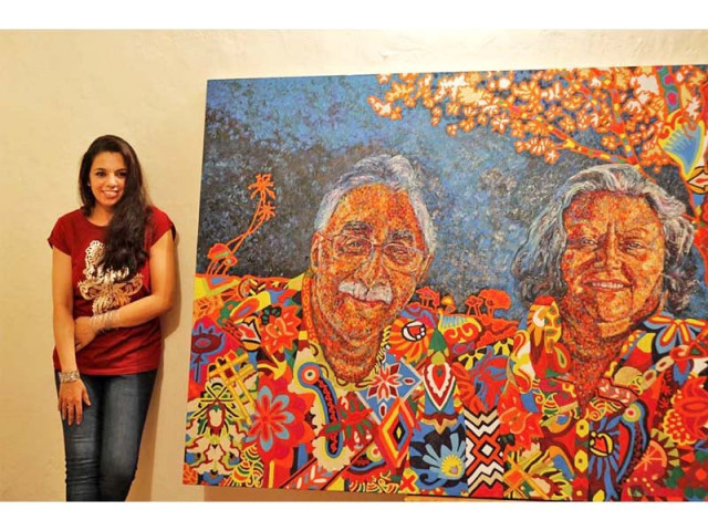 amina prefers to work with oil paint because it gives her room to play with texture and enhances her creativity photo publicity amina prefers to work with oil paint because it gives her room to play with texture and enhances her creativity photo publicity