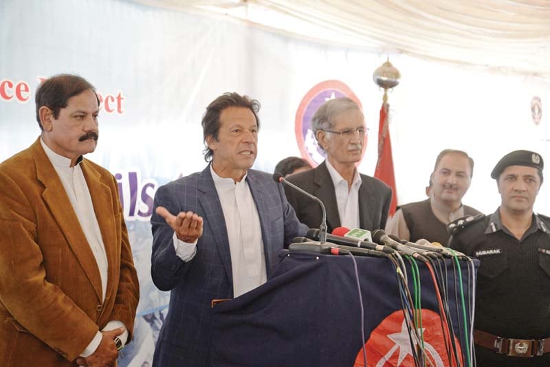 imran addresses public liaison councils photo muhammad iqbal express