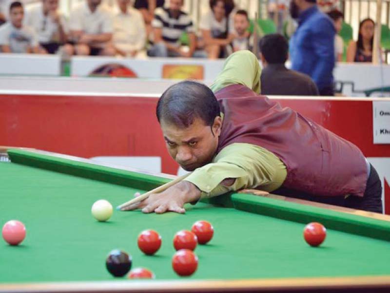 prior to wednesday s loss sajjad had won all his group matches conceding just four frames in the process photo courtesy ibsf