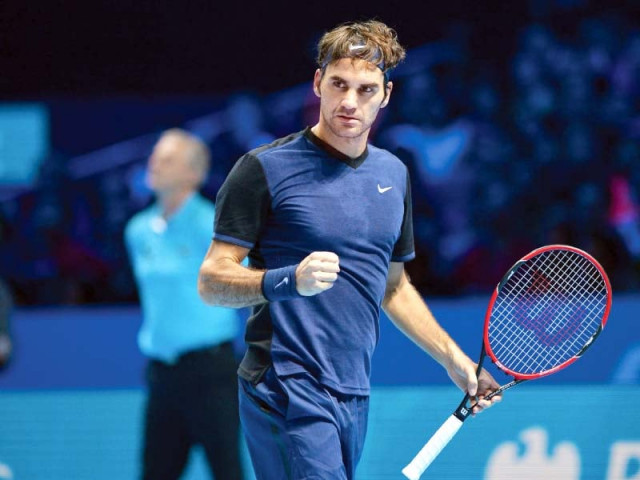 federer now leads djokovic 22 21 in career matches between them photo afp federer now leads djokovic 22 21 in career matches between them photo afp