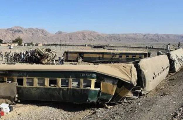 security officials inspect damaged carriages following the derailment of a passenger train in bolan district some 75 kilometres from quetta on november 17 2015 photo afp security officials inspect damaged carriages following the derailment of a passenger train in bolan district some 75 kilometres from quetta on november 17 2015 photo afp