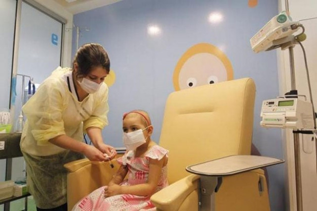 alexandra munoz 5 who lost her hair due to chemotherapy to treat a malignant brain tumor undergoes a session of treatment with the help of a nurse in the cancer ward of the luis calvo mackenna hospital in santiago october 20 2014 photo reuters alexandra munoz 5 who lost her hair due to chemotherapy to treat a malignant brain tumor undergoes a session of treatment with the help of a nurse in the cancer ward of the luis calvo mackenna hospital in santiago october 20 2014 photo reuters