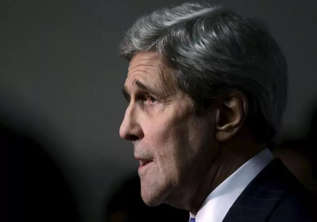 us secretary of state john kerry answers media questions after appearing at the senate select committee on intelligence on capitol hill in washington november 19 2015 us secretary of state john kerry answers media questions after appearing at the senate select committee on intelligence on capitol hill in washington november 19 2015