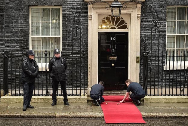 in britain armed police are usually only deployed outside sensitive government buildings photo afp