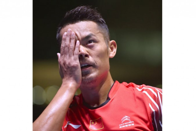 in this file picture taken on september 13 2015 lin dan of china gestures during the men 039 s singles final match against denmark 039 s viktor axelsen at the japan open superseries badminton tournament in tokyo photo afp in this file picture taken on september 13 2015 lin dan of china gestures during the men 039 s singles final match against denmark 039 s viktor axelsen at the japan open superseries badminton tournament in tokyo photo afp