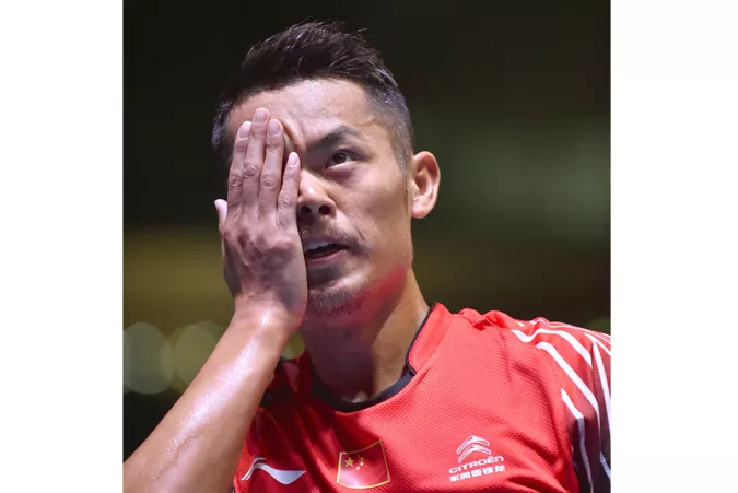 in this file picture taken on september 13 2015 lin dan of china gestures during the men 039 s singles final match against denmark 039 s viktor axelsen at the japan open superseries badminton tournament in tokyo photo afp in this file picture taken on september 13 2015 lin dan of china gestures during the men 039 s singles final match against denmark 039 s viktor axelsen at the japan open superseries badminton tournament in tokyo photo afp