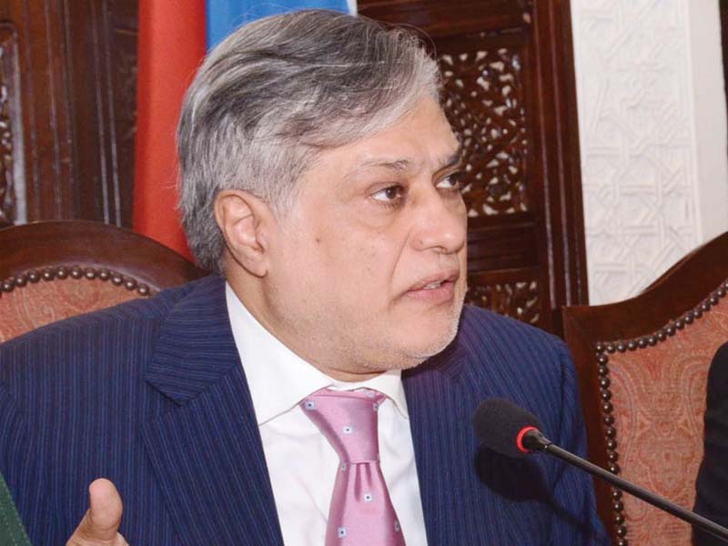 finance minister ishaq dar addressing a press conference after the conclusion of the 4th pak russia igc meeting photo inp