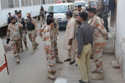 four rangers shot dead in karachi