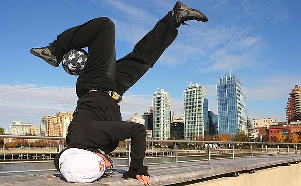 a file photo of sean garnier 2008 red bull freestyle world champion in new york city photo afp