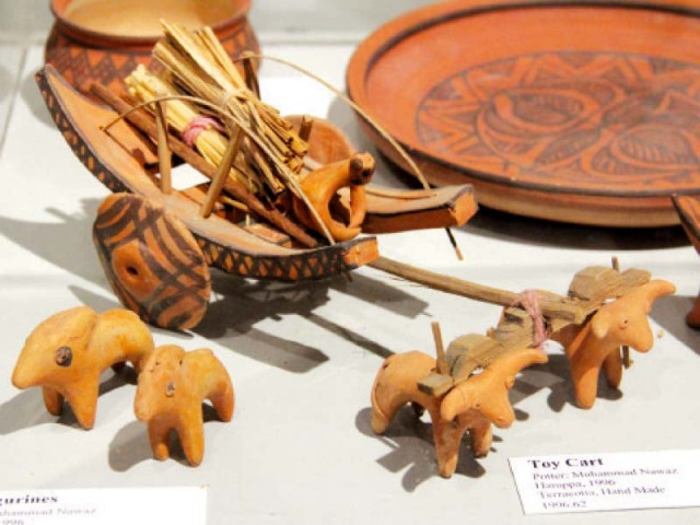 the exhibition featuring antique harappan artifacts will continue till april 2016 photo ayesha mir express the exhibition featuring antique harappan artifacts will continue till april 2016 photo ayesha mir express
