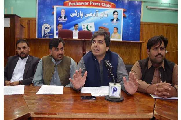 aap president addressing a press conference at peshawar press club photo fb com aap khyberpukhtoonkhwa aap president addressing a press conference at peshawar press club photo fb com aap khyberpukhtoonkhwa