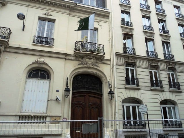 the pakistani embassy in paris photo fazal khaliq the pakistani embassy in paris photo fazal khaliq