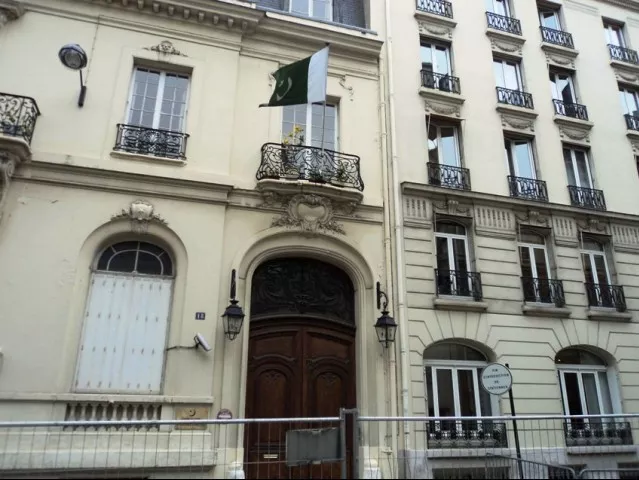 the pakistani embassy in paris photo fazal khaliq the pakistani embassy in paris photo fazal khaliq
