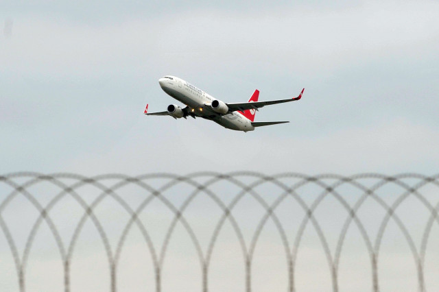 a picture taken on march 16 shows a turkish airlines aircraft taking off from ataturk airport in istanbul photo afp a picture taken on march 16 shows a turkish airlines aircraft taking off from ataturk airport in istanbul photo afp