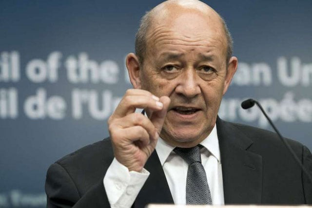 french defence minister jean yves le drian during a news conference of european union foreign and defence ministers in belgium on nov 17 2015 photo reuters french defence minister jean yves le drian during a news conference of european union foreign and defence ministers in belgium on nov 17 2015 photo reuters