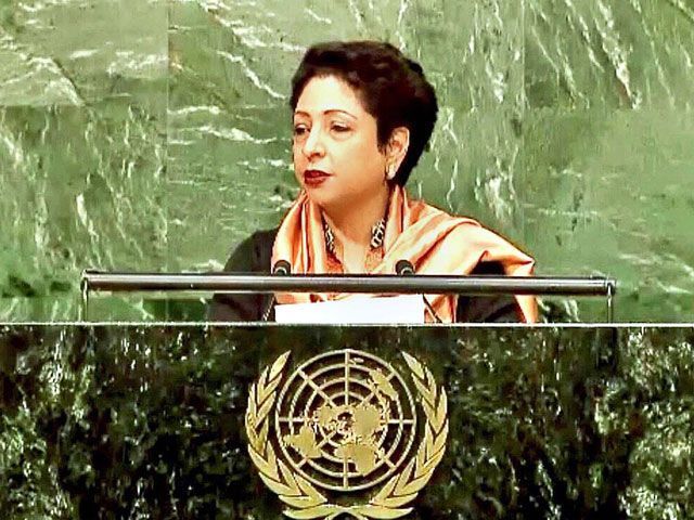 dr maleeha lodhi pakistan 039 s permanent representative to the united nations speaks at the un general assembly on november 21 2015 photo app