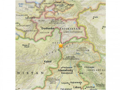 earthquake recorded in northwest pakistan