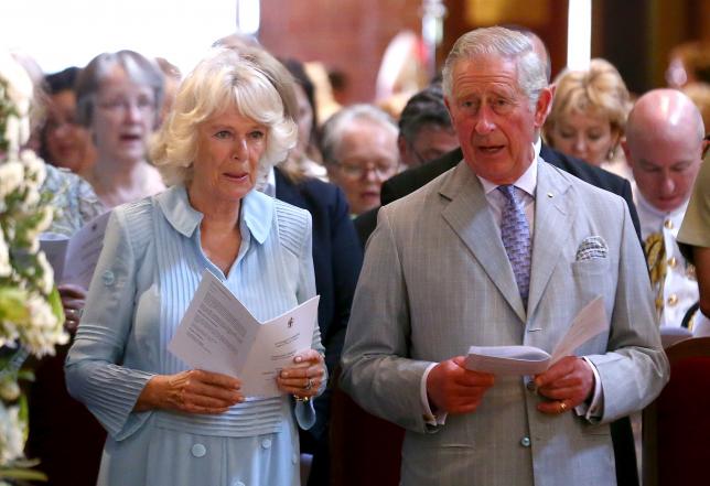 britain 039 s prince charles and camilla duchess of cornwall attend a service at st george 039 s cathedral in perth western australia november 15 2015 photo reuters