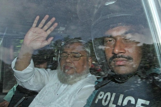 ali ahsan mohammad mujahid left is the second most senior member of bangladesh 039 s largest islamist party jamaat e islami photo afp