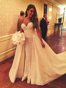 sofia vergara s wedding dress made by 32 people sofia vergara s wedding dress made by 32 people