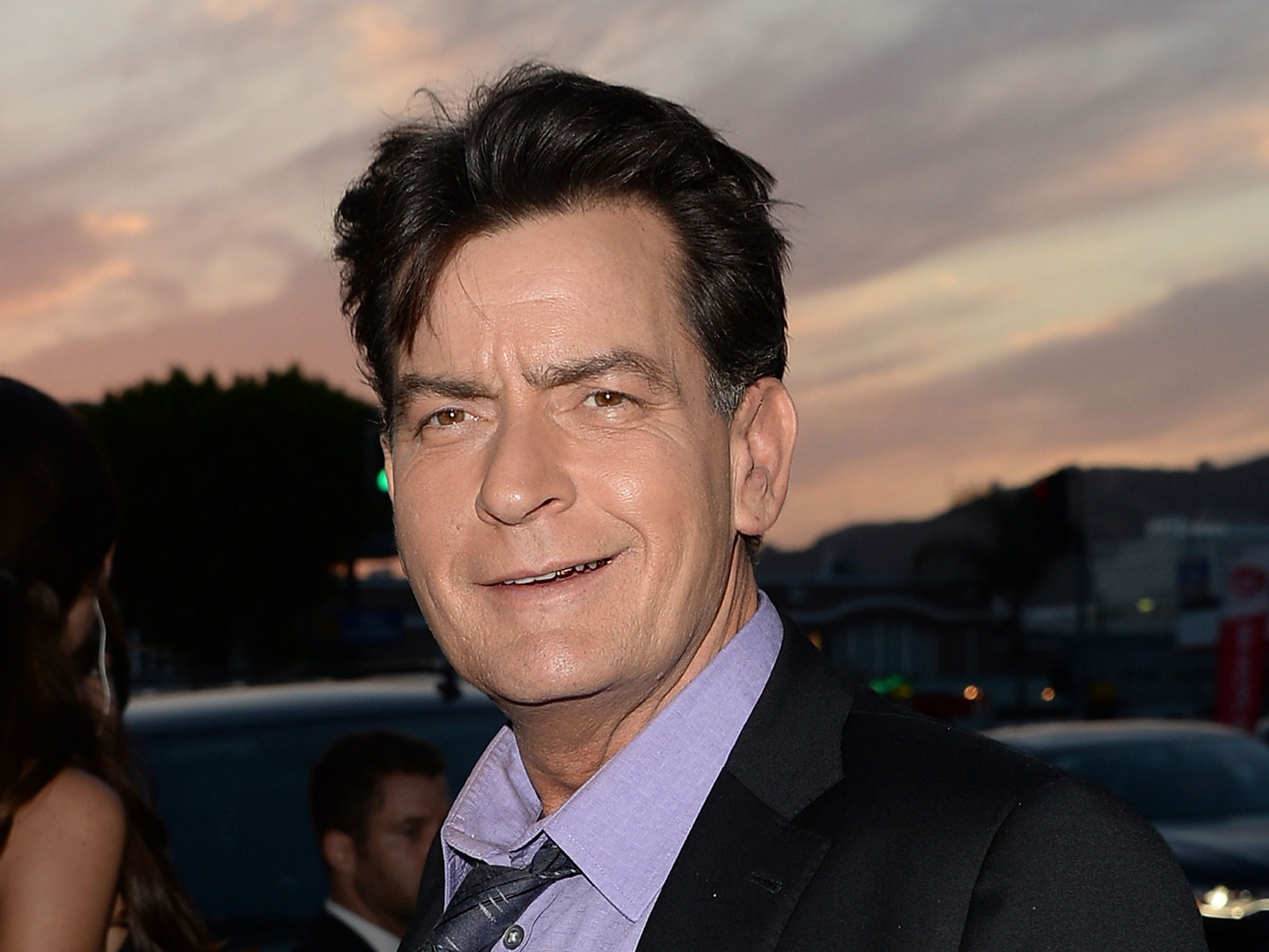 Charlie Sheen paid out £6.6million to keep sex tape with another man secret pic