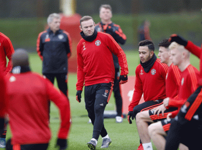 rooney martial return to man united training rooney martial return to man united training