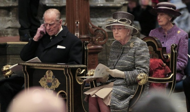 queen elizabeth ii r and her husband prince philip duke of edinburgh l attend a service at westminster abbey in central london on november 24 2015 on the occasion of the inauguration of the tenth general synod of the church of england photo afp queen elizabeth ii r and her husband prince philip duke of edinburgh l attend a service at westminster abbey in central london on november 24 2015 on the occasion of the inauguration of the tenth general synod of the church of england photo afp