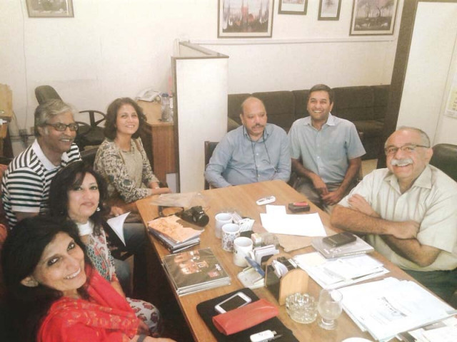 the delegations discussed strategy to promote research performances and the initiation of a residency programme for artists photo publicity