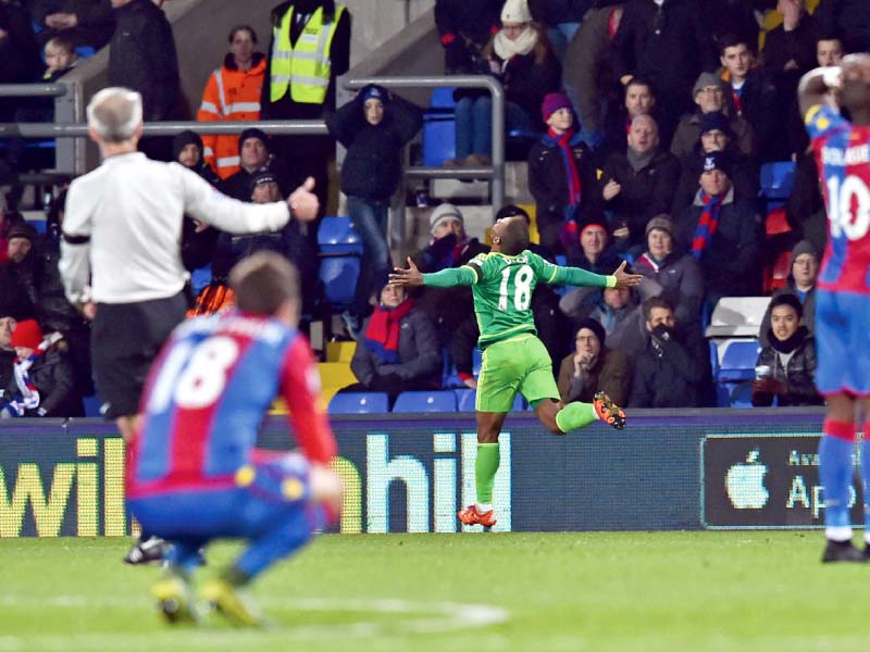 the three points enabled sunderland to move up to 18th with nine points ahead of bournemouth on goal difference and four in front of bottom club aston villa photo afp