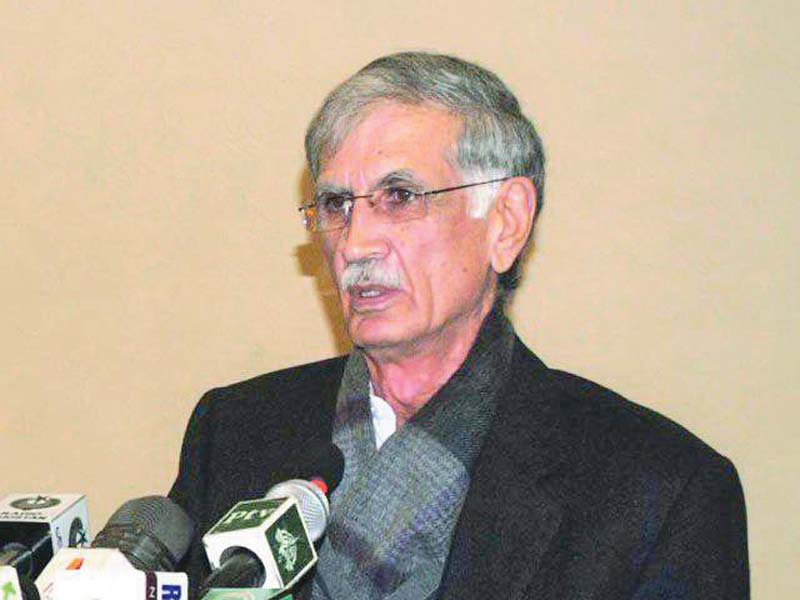 cm pervez khattak photo file