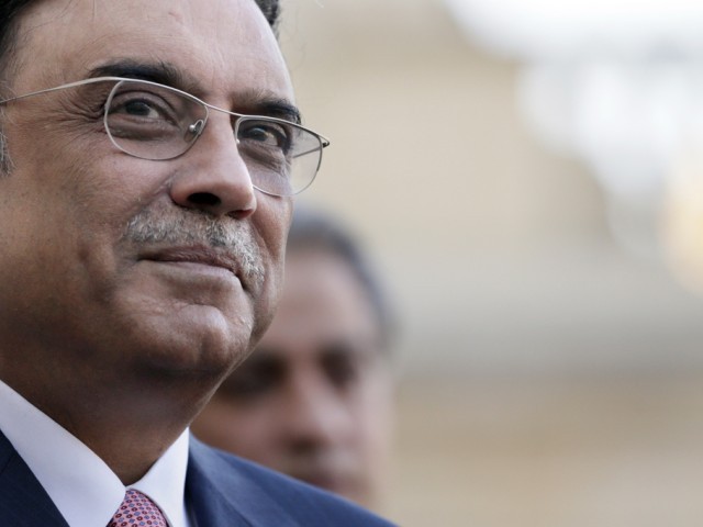 zardari s counsel says real record of both references not present anywhere photo afp