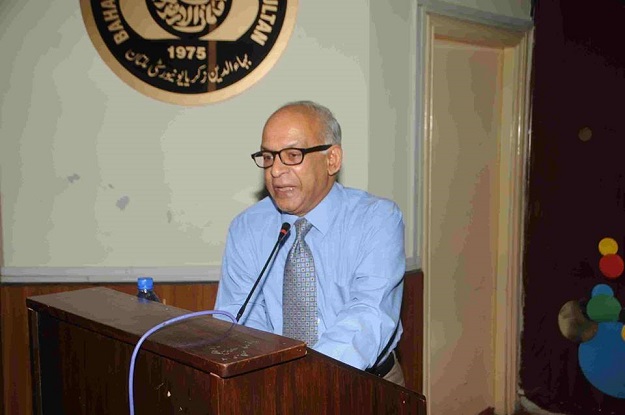 former bahauddin zakariya university vice chancellor khawaja alqama photo fb com bzupakistan