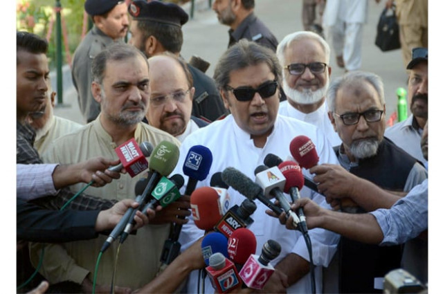 leaders of ji and pti urged authorities to ensure free and fair elections in karachi photo express leaders of ji and pti urged authorities to ensure free and fair elections in karachi photo express