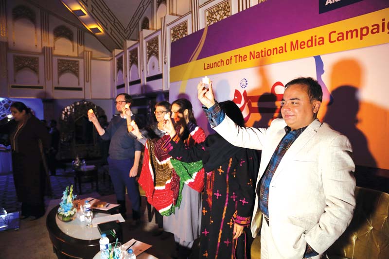 media advocacy campaign pur azm to challenge gender violence