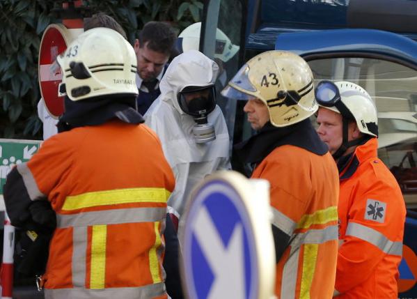 belgian firefighters and an expert investigate outside the grand mosque in brussels belgium november 26 2015 photo reuters