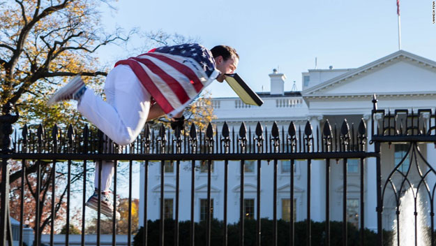 man jumps white house fence photo cnn