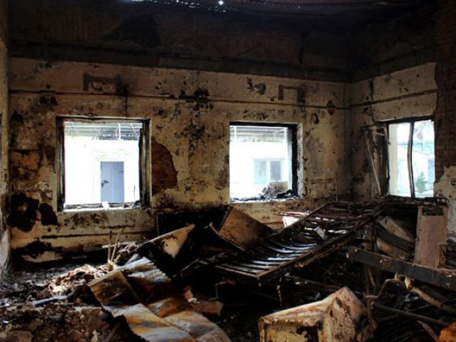 a charred ward of the damaged msf hospital in afghanistan 039 s northern kunduz photo afp a charred ward of the damaged msf hospital in afghanistan 039 s northern kunduz photo afp