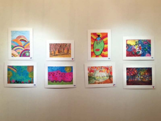 the works by the children displayed immense positivity and maturity with most paintings featuring bright colours that show freedom of expression and positive perspectives photo express the works by the children displayed immense positivity and maturity with most paintings featuring bright colours that show freedom of expression and positive perspectives photo express