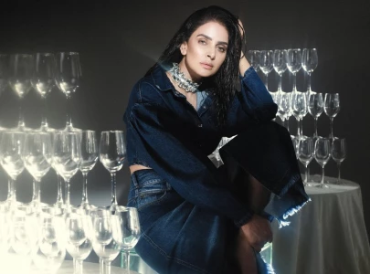 doubling down on denim saba qamar channels this season s trend in fancy photoshoot doubling down on denim saba qamar channels this season s trend in fancy photoshoot