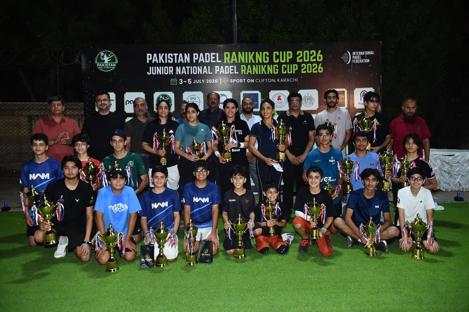 Huzaifa and Huzaima win Pakistan Padel Ranking Cup in Karachi