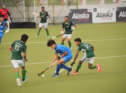 pakistan s hockey revival gets a promising start against south korea