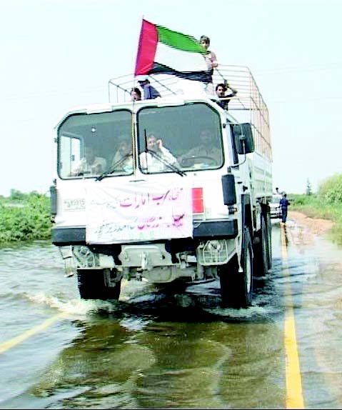 a monster truck for the super flood