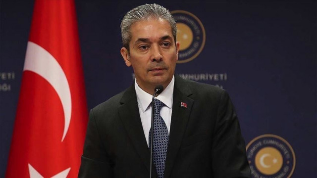 turkish foreign ministry spokesman hami aksoy photo anadolu agency turkish foreign ministry spokesman hami aksoy photo anadolu agency
