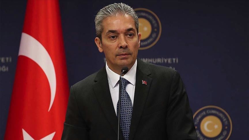 turkish foreign ministry spokesman hami aksoy photo anadolu agency