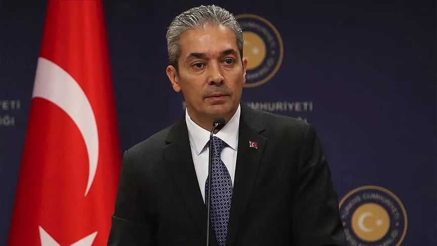turkish foreign ministry spokesman hami aksoy photo anadolu agency turkish foreign ministry spokesman hami aksoy photo anadolu agency