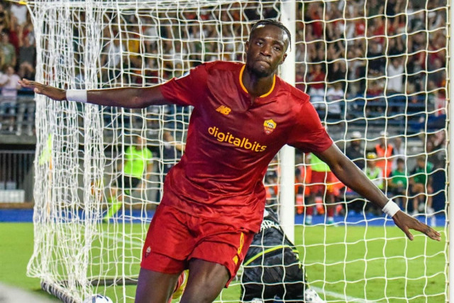 abraham fires roma to win at empoli abraham fires roma to win at empoli