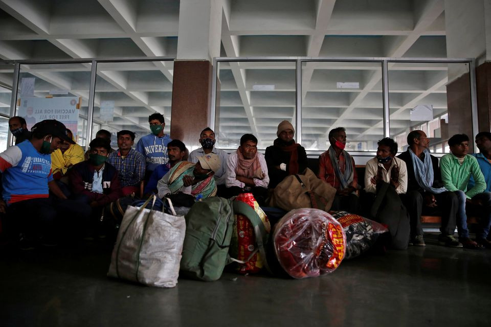 thousands of migrant workers in iiojk moved to secure locations hundreds flee