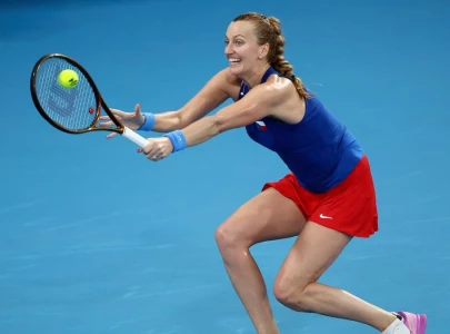 kvitova outserves rybakina at adelaide kvitova outserves rybakina at adelaide
