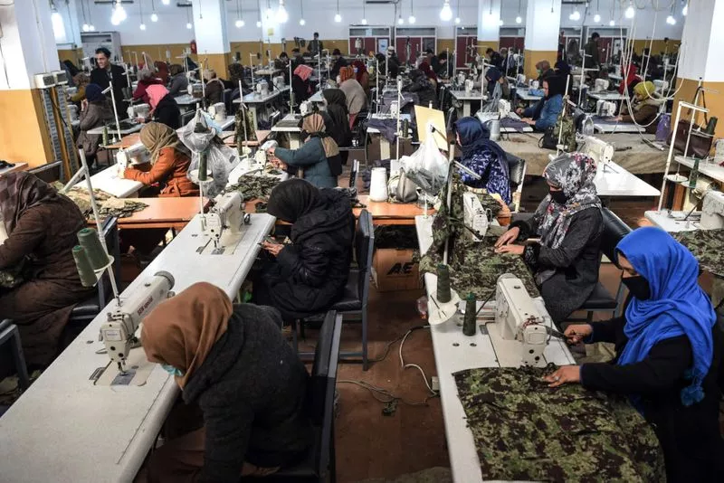 afghan sewing factory offers lifeline to war widows afghan sewing factory offers lifeline to war widows